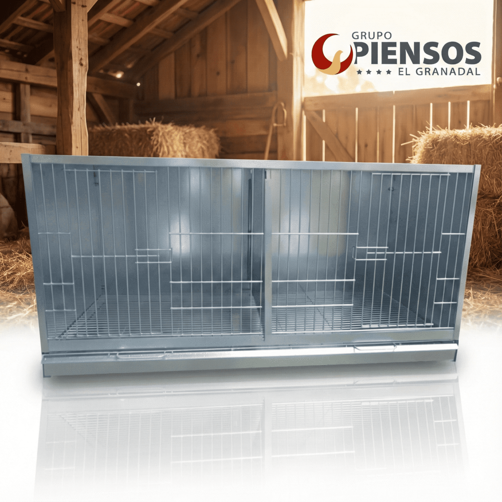 Modulo chapa galvanizada palomas 1 m.