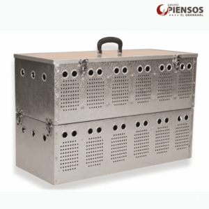 Transportin doble aluminio 12 huecos